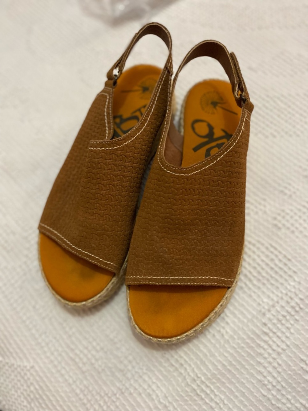 OTBT Women’s Brown Slingback Espadrille Sandals